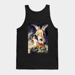 Guardian Angel By the Cliff & Children Tank Top